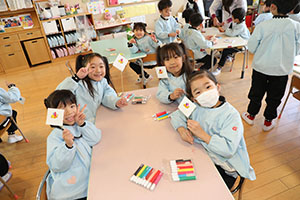 科学教室「色の不思議」　A・B・C