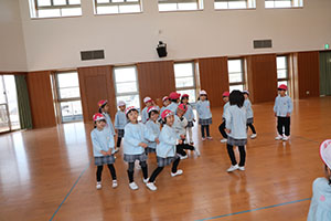 ドッジボール楽しかったね　ばら