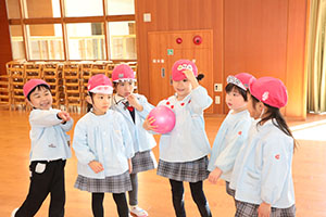 ドッジボール楽しかったね　ばら