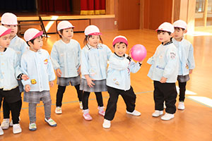 ドッジボール楽しかったね　ばら