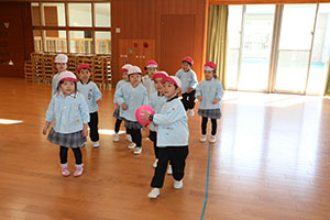 ドッジボール楽しかったね　ばら