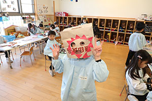 お面作り　D