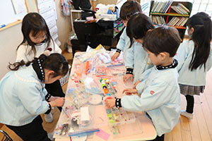 お面作り　D
