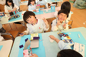 かばんの制作　ひまわり