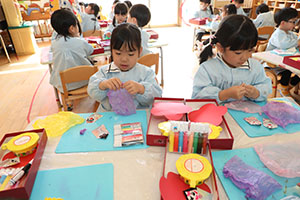 ひな祭りの制作　りす