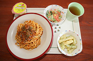 お弁当が出来上がりました　ひまわり