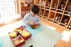 お弁当が出来上がりました　ひまわり