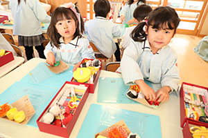 お弁当が出来上がりました　ひまわり
