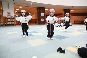 縄跳び大会　年中　NO．1