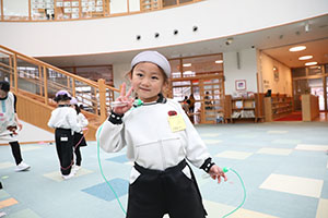 縄跳び大会　年中　NO．1