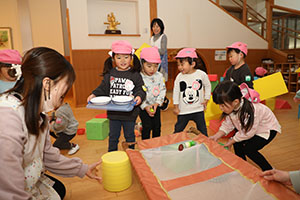 キャンプごっこ　ひよこ