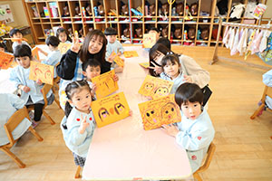 思い出帳の制作　きりん・ぱんだ