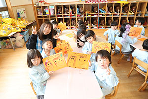 思い出帳の制作　きりん・ぱんだ