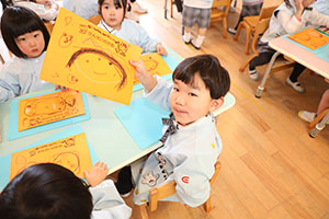 思い出帳の制作　きりん・ぱんだ