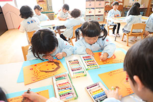 思い出帳の制作　きりん・ぱんだ
