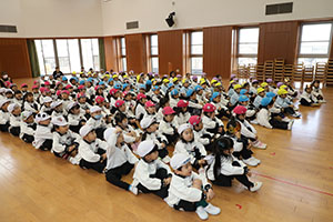 3月生まれのお誕生会　ードッジボールー　年中　NO．1