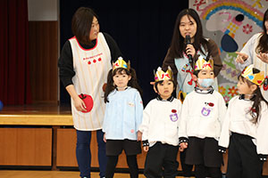 3月生まれのお誕生会　ードッジボールー　年中　NO．1