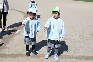 リレーとたまご運びリレー楽しかったね　りす・こあら・ことり