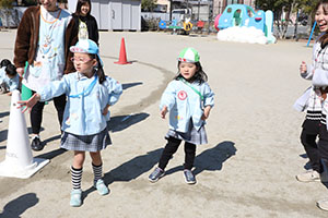リレーとたまご運びリレー楽しかったね　りす・こあら・ことり