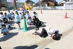 リレーとたまご運びリレー楽しかったね　りす・こあら・ことり