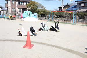 リレーとたまご運びリレー楽しかったね　りす・こあら・ことり