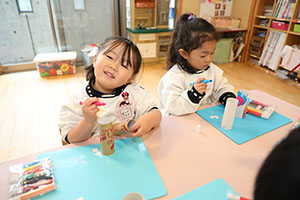 双眼鏡を作りました　うさぎ