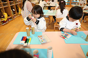 双眼鏡を作りました　うさぎ