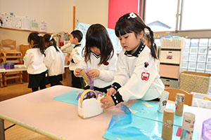 双眼鏡を作りました　うさぎ