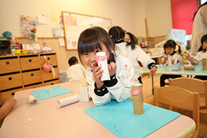 双眼鏡を作りました　うさぎ