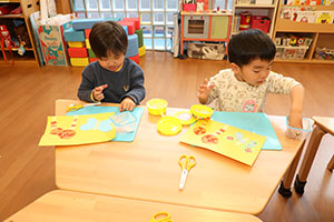 思い出帳の制作　ひよこ