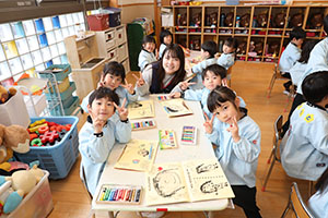 思い出帳の制作　ばら・すみれ
