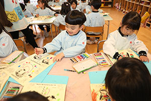 思い出帳の制作　ばら・すみれ