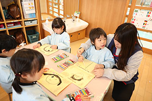 思い出帳の制作　ばら・すみれ