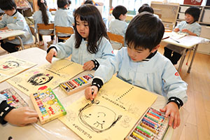 思い出帳の制作　ばら・すみれ
