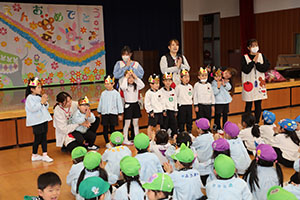 3月生まれのお誕生会 　ードッジボールー　　年長