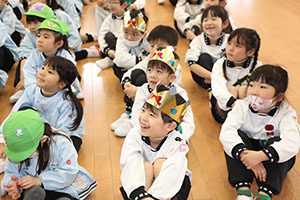 3月生まれのお誕生会 　ードッジボールー　　年長