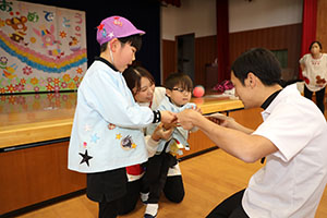 3月生まれのお誕生会 　ードッジボールー　　年長