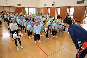 3月生まれのお誕生会 　ードッジボールー　　年長