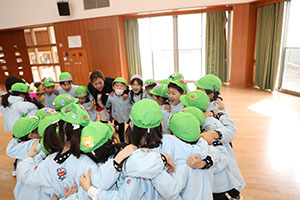 3月生まれのお誕生会 　ードッジボールー　　年長