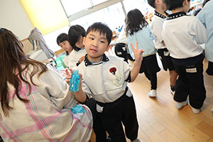 キラキラジュースの制作　ばら・ひまわり