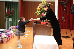 第70回　エンゼル幼稚園卒園証書授与式 　NO.2