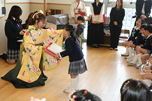 第70回　エンゼル幼稚園卒園証書授与式 　NO.2