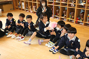 ばくだんゲーム楽しかったね　　きりん