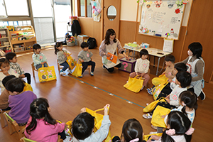 思い出帳をもらいました　ひよこ・あひる