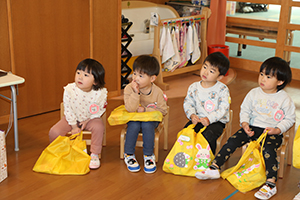 思い出帳をもらいました　ひよこ・あひる