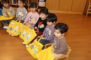 思い出帳をもらいました　ひよこ・あひる