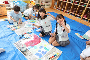 こいのぼりの制作　A