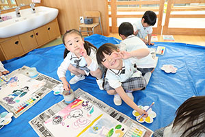 こいのぼりの制作　A