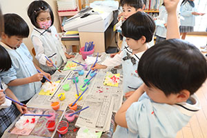 こいのぼりの制作　C