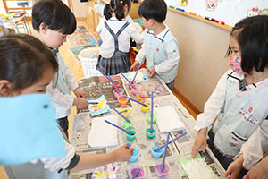こいのぼりの制作　C